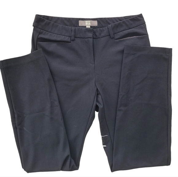 TRISTAN Straight Leg Zip Fly Navy Blue Dress Pants Size 8 - Picture 2 of 10